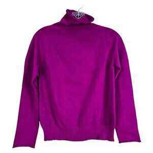 Burberry London Magenta Turtleneck Sweater Size Large (fits like a medium)
